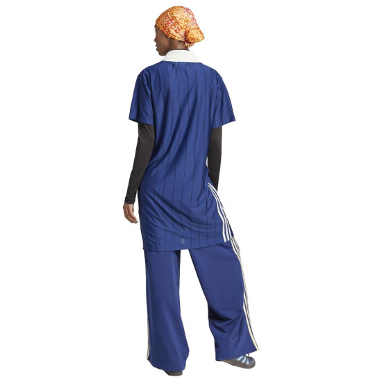 Adidas Γυναικείο φόρεμα Knit Collar Short Sleeve Dress